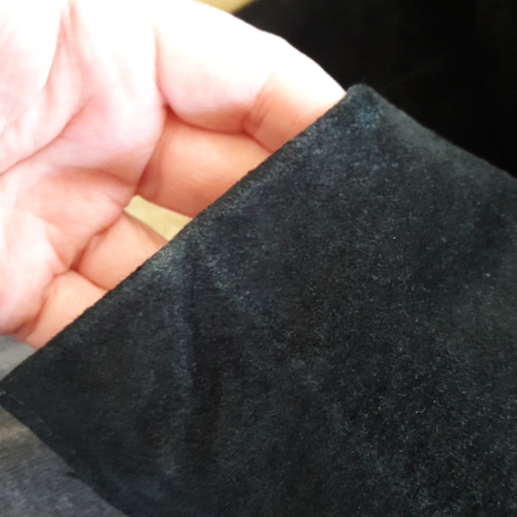 INC International Concepts Black Leather Coat - Picture 8 of 8